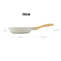 Nonstick Ceramic Coating Wok Pan, Multi-purpose Kitchen Cooking Pan for Stir Fry, Steak & Vegetables, Works on Induction & Gas