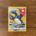 The Winged Dragon of Ra GX Charizard Theme Metal Mewtwo 6Pcs Gold Foil Fan Art Trading Cards Collection Toy Gift