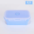 4PS Collapsible Food Storage Containers with Lids & Vent,, Kitchen Stacking Silicone