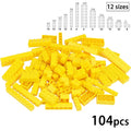 DIY Building Blocks Wall Figures Bricks 1x2 1x3 1x4 L Dots Educational Creative