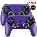 RGB Light Wireless Controller For PS5/PlayStation 5/Pro/Slim/PC Hall Effect Gamepad W/Marco/Turbo NO Drift Game Control Joystick