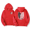 Japan Anime Attack on Titan Men Hoodies Spring Autumn Hip Hop Casual Pullover Top Hoodie Fashion Sweatshirts Jogging Sportswear