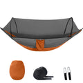 2-In-1 Camping Hammock With Mosquito Net 1.6lbs Ultralight Parachute Nylon Hanging Bed