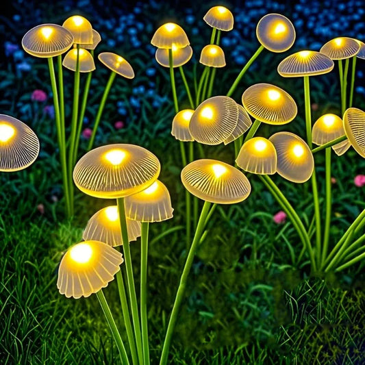 2026 New LED Solar Mushroom Lights Solar Garden Lights Waterproof Decor Yard Patio