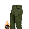 Men's-Slim-Fit-Tactical-Work-Pants-with-Multiple-Pockets,-Windproof-and-Waterproof,-Suitable-for-Winter-Outdoor-Hiking-Pants