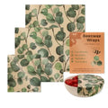 Beeswax Food Wraps Roll Reusable Beeswax Eco-Friendly Sustainable Food Storage Wrap for Sandwich Cheese Fruit Bread Snacks