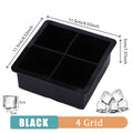 Silicone Ice Cube Tray 4/6/15 Square Ice Cube Moulds 3 X 3 cm Reusable Ice Cube Mold for Whiskey Cocktail Juice Drinking