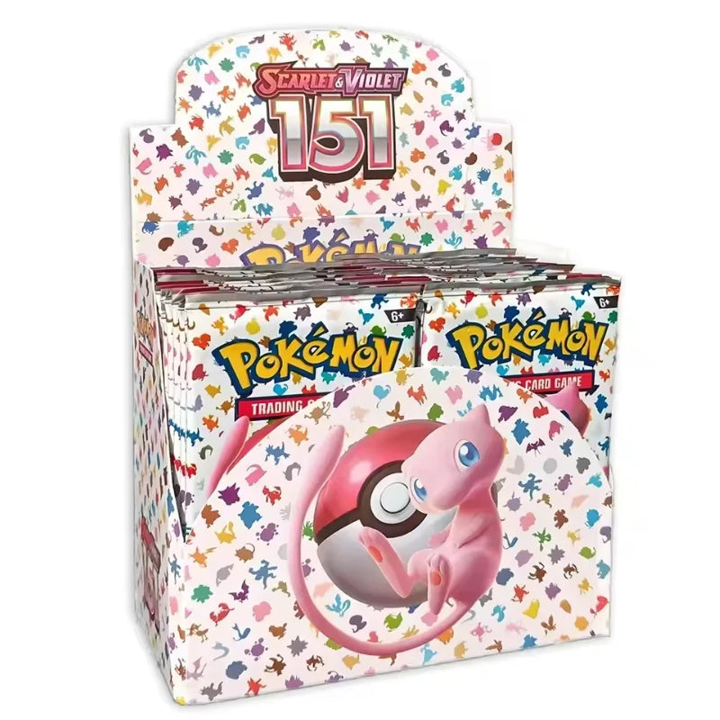 100/360PCS Pok mon Card Packs 151 ASCENDED HEROES Evolutions PALDEAN FATES English Reinforcement Battle Transaction Card Gift
