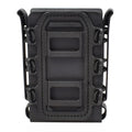 Tactical MOLLE Mag Pouch, Quick Release Fast Mag TPR Holster, Adjustable Magazine Case for AR15 M4 5.56 7.62 9mm Scorpion
