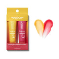 E.l.f Squeeze Me Moisturizing Lip Balm Duo Glow Reviver Lip Oil Glimmer Camo Liquid Blush Hydrated Radiant Rich Color Rendering