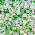10g Mix Size Jelly Resin Flatback Rhinestone AB Imitation Pearl Beads For Nail Art DIY