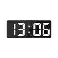 Acrylic/Mirror Digital Alarm Clock Voice Control Snooze Night Mode Table Clock 12/24H