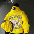2026 Pok mon Game Creative Mewtwo Printed Cotton Hoodie Unisex Spring/Summer Street Hip Hop Loose Casual Y2K Parent Child Top