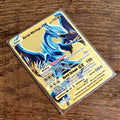 The Winged Dragon of Ra GX Charizard Theme Metal Mewtwo 6Pcs Gold Foil Fan Art Trading Cards Collection Toy Gift