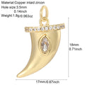 Y2k Boho Evil Blue Eye Heart Necklace for Women Golden Angle Flower Collars Diy Pendant
