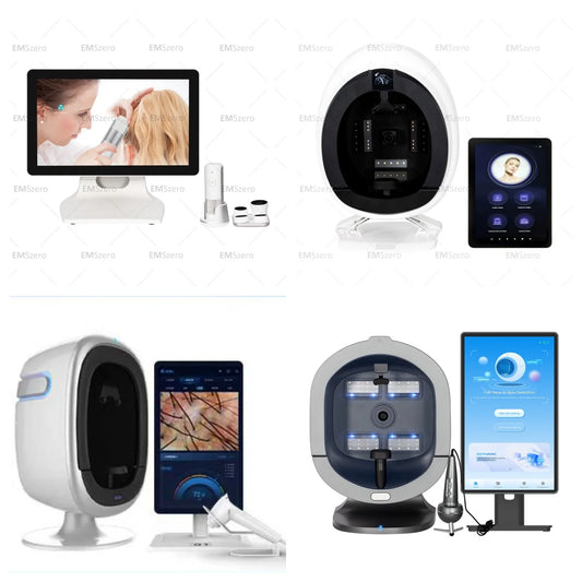 AISA Q1 Skin Analyzer X5 3D Professional Facial Skin Analyzer Machine O1 Pro AI Skin
