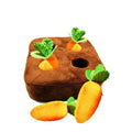 Dog Toys Snuffle Mat for Pet Plush Carrot Toy Mat Innovative Plush Vegetable Field Pull