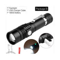 Ultra Bright Flashlight USB Linterna LED Torch Lanterna Power Tips Bicycle Light