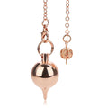 Cone 100% Copper Brass Metal Pendant Pendulum for Divination Dowsing Reiki Healing