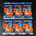 Vintage PKM Tcg Booster Box & Packs Base-Jungle-Fossil-Rocket-Destiny 1ST EDITION Full Art Reproduction Trading Card Game Sealed