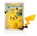 Pokemon 30th Anniversary Pikachu Figure Kit Collectible Anime Model With Background Trading Card And Display Base Decoration