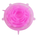6PCS Useful Reusable Fresh-keeping Cover Non-slip Kitchen Gadgets Silicone Lids Stretch