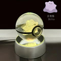 Monster Spirit Crystal Ball 3D Ghost Gengar Dragon Night Light Bulb Glass Crystal Ball Figurine Beat Birthday Gift