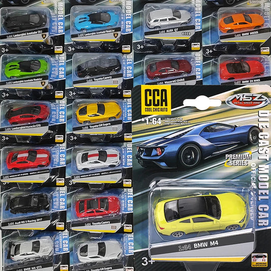 CCA 1:64 BMW M4 Z4 M850I M4 GT3 Exquisite Hanging Model Classic Car Static Car Model