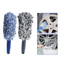 Portable Cleaning Brush Soft Microfiber Car Washing Brush Effortlessly Clean Wheels Car