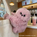 Mirumi Ai Plush Owl Toy Interactive Turn Head Singing Repeat Speech Soft Fluffy Bag Charm Home Decor Gift