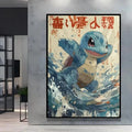 Pok mon Canvas Painting Frameless Animation Printing Jiggly Puff Charizard Gengar Charmander Room Decoration Poster Mural Gift