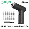 NEW MIJIA Electric Screwdriver Cordless 5N.m Torque 2000mAh 12 S2 Steel Bits LED Illumination Rechargeable Power Tool Home DIY