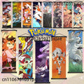 High - Quality Lycanroc Pok mon Scroll Artworks Collection - Elevate Your Space with Stunning Pok mon Decor
