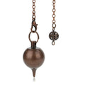 Cone 100% Copper Brass Metal Pendant Pendulum for Divination Dowsing Reiki Healing
