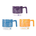 SHUNXIANG Pok mon Licensed Ceramic Mug Cartoon Snorlax Charizard Stacking Cups Children's Gift Water Cups Breakfast Coffee Cup
