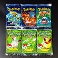 Vintage PKM Tcg Booster Box & Packs Base-Jungle-Fossil-Rocket-Destiny 1ST EDITION Full Art Reproduction Trading Card Game Sealed