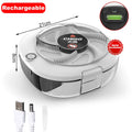 Flycatcher Rechargeable/USB Electric Fly Trap CHIGO Safety Insect Flytrap Indoor/Outdoor Pest Catching Tool For Kitchen Garden