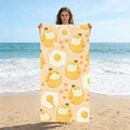 P-Pok mon Psyduck Beach Towel Quick-drying Small To Large Suitable for Beach Pool Yoga Gym Home Cute Gift for Friend Family