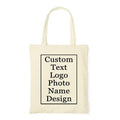 Customized Canvas Bags Shopper Shoulder Bag Big Women Designer Handbags Shopping Tote