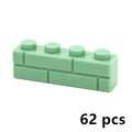 DIY Building Blocks Wall Figures Bricks 1x2 1x3 1x4 L Dots Educational Creative