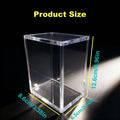 Choose Your Size 5mm Acrylic Stackable Display Case for Booster Box or Elite Trainer Box (ETB), Clear Magnetic Closure Box for