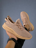 Men's Lightweight Breathable Running Shoes with Lace-Up Design Comfortable All-Day Versatile Fashionable Mesh Upper
