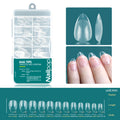 Nailpop 120pcs/box Gel X Nail Tips Medium Short Shape Almond/Square/Soft Gel Nail Tips