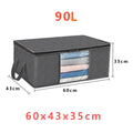 1/3/6PCS Foldable Clothes Storage Bag Large Capacity Blanket Storage Bag Storage