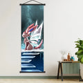 Sylveon - Centered Pok mon Scroll Prints, High - Quality, Show Grace & Loveliness, for Collectors' Rooms, Gentle Pok mon Vibe