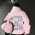 2026 Pok mon Game Creative Mewtwo Printed Cotton Hoodie Unisex Spring/Summer Street Hip Hop Loose Casual Y2K Parent Child Top