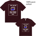 Custom-Made Men's T-Shirts Are Suitable for Team Gatherings, Gyms, and Sports Cotton Round-Neck Short-Sleeved Shirts