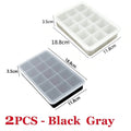 15 Cavity Ice Cube Tray Silicone Square Ice Trays Easy Release Stackable Ice Cube Molds