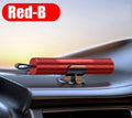 Compact Car Emergency Escape Hammer Quick-Release Window Breaker and Seatbelt Cutter Spring-Powered Auto Glass Punch