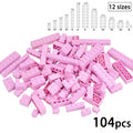 DIY Building Blocks Wall Figures Bricks 1x2 1x3 1x4 L Dots Educational Creative